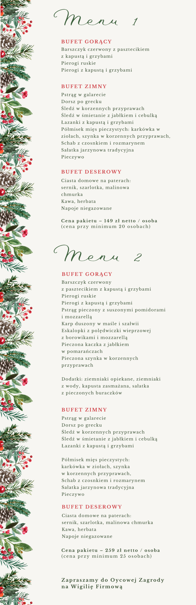 Wigilia Firmowa menu wigilijne ok scaled Wigilia Firmowa